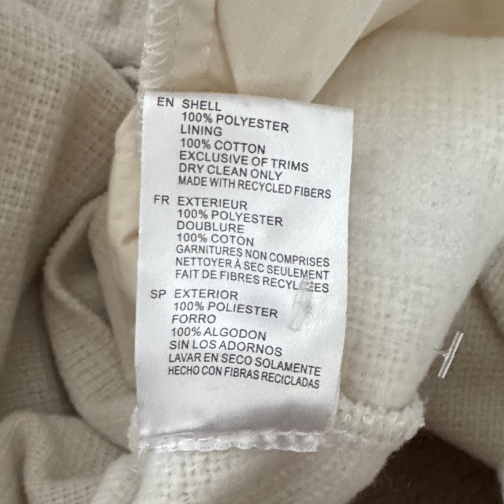 RDI Off-White Shacket - Small - Picture 5 of 5